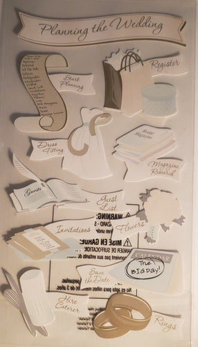 Sticko flat Sticker package - planning the wedding