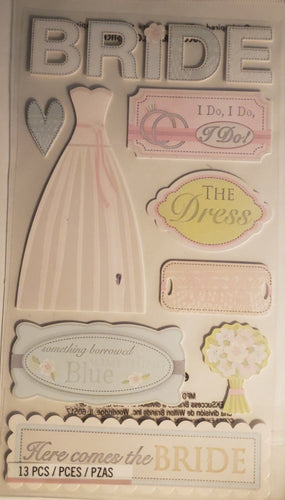 Sticko flat Sticker package - radiant bride wedding