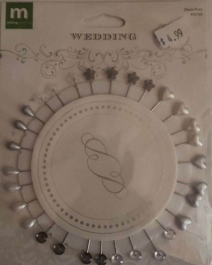 Making Memories - deco metal pins - I do wedding