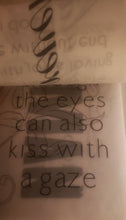 Load image into Gallery viewer, Die cuts with a view DCWV - vellum quotes stack book - wedding and romance black
