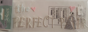 Jolee's by you Boutique Dimensional Sticker - the perfect pair Title - medium skinny pack