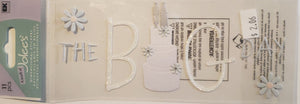 Jolee's by you Boutique Dimensional Sticker - the big day title - medium skinny pack