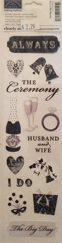 Karen Foster - clearly sticker sheet - the big day