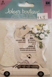 Jolee's Boutique Dimensional Sticker - bride - small pack