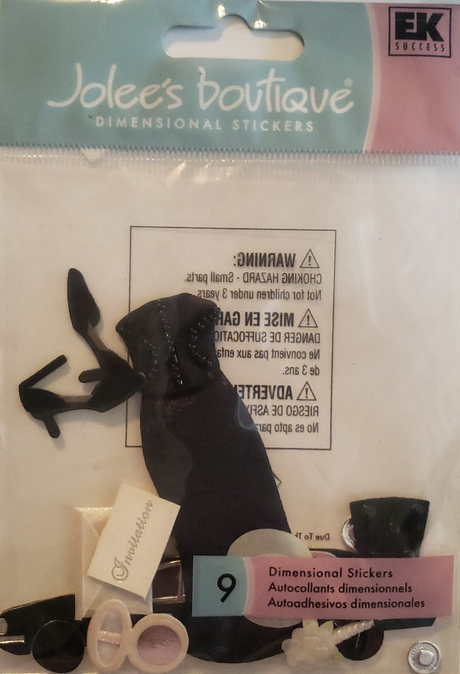 Jolee's Boutique Dimensional Sticker - evening out - small pack