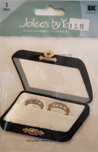 Jolee's Boutique Dimensional Sticker - wedding ring  - small pack