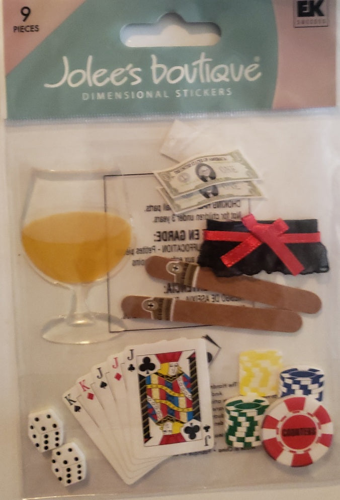 Jolee's Boutique Dimensional Sticker - bachelor party- small pack