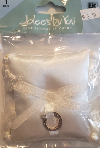 Jolee's Boutique Dimensional Sticker - ring pillow - small pack