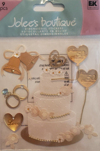 Jolee's Boutique Dimensional Sticker - 50th anniversary 1- small pack
