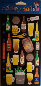 Sticko flat sticker sheet - beer
