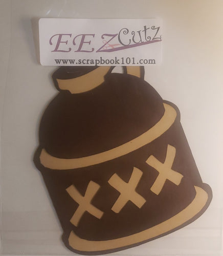 Eez cuts laser cut shape - moonshine jug