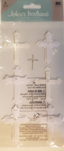 Jolees dimensional sticker - large crosses - large set