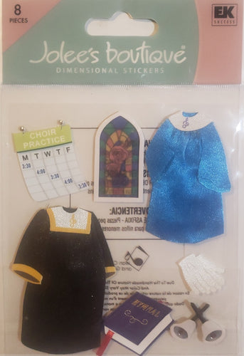 Jolees dimensional sticker - kids choir - medium set