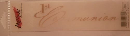 Moxxie - rub ons title - 1st communion