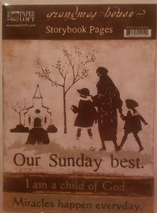 The Paper Loft - Grandmas house storybook pages sunday best