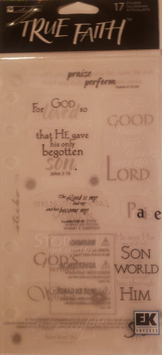 Sticko flat Sticker pack - true faith - praise