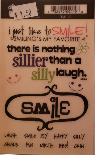Daisy Bucket - quote sticker rub on - smile