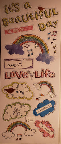 Me and my big ideas MAMBI - 1 sticker sheets - a kid like me Its a beautiful day