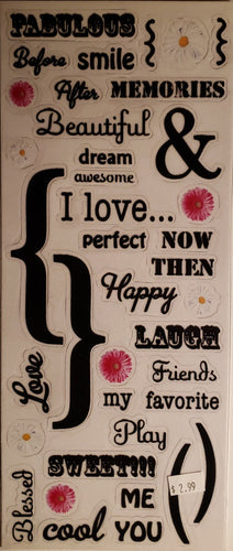 Me and my big ideas MAMBI - 1 sticker sheets - before after then and now