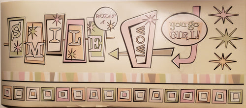 S.e.i. retrospect  - sticker sheet - groovy gal elements