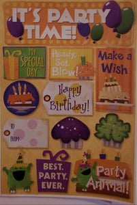 Karen Foster - cardstock sticker sheet - make a wish