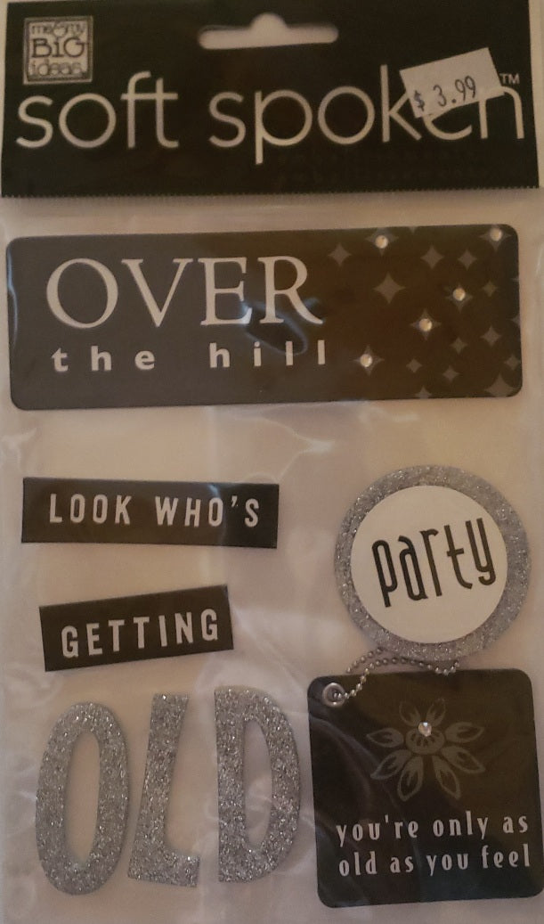 Me and my big ideas Mambi - soft spoken dimensional stickers  - over the hill