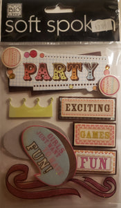 Me and my big ideas Mambi - soft spoken dimensional stickers  - reese party