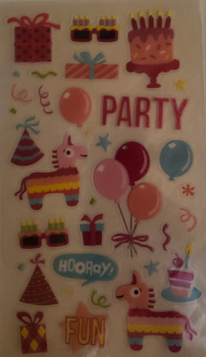 Recollections flat Sticker sheet - party