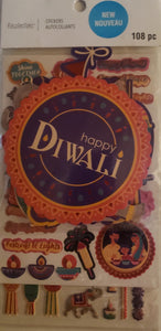 Recollections Dimensional Sticker and die cut pack - Happy Diwali
