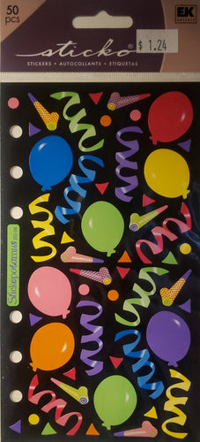 Sticko -  flat sticker sheet - party favors