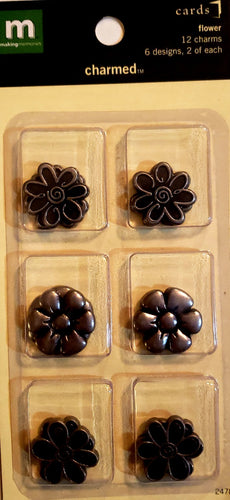 Making Memories  - metal flower embellishments charmed