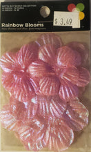 Load image into Gallery viewer, Imaginisce  - rainbow blooms shimmer silk Fabric flowers