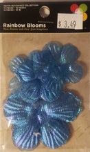 Load image into Gallery viewer, Imaginisce  - rainbow blooms shimmer silk Fabric flowers