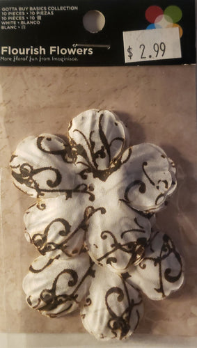 Imaginisce  - flourish silk Fabric flowers