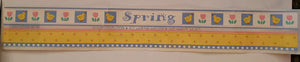 Srm press  - mix and match stickers sheet - 12" borders - spring