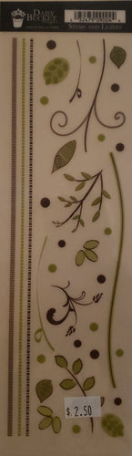 Daisy bucket -  rub ons - stems and leaves