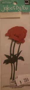 Jolee's by you Boutique Dimensional Sticker - poppies -  small pack