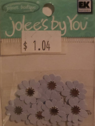 Jolee's by you Boutique Dimensional Sticker - blue verbena flower - x small pack