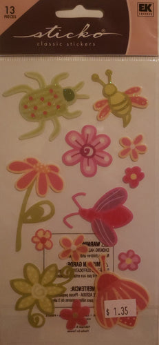 Sticko - flat sticker sheet - bug world