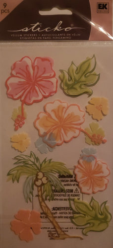 Sticko - flat sticker sheet - island bliss