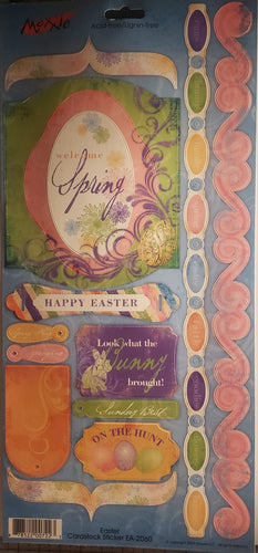 Moxxie cardstock sticker - Easter