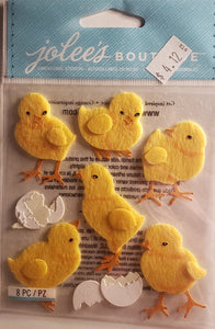 Jolees dimensional sticker - baby chicks -  medium package