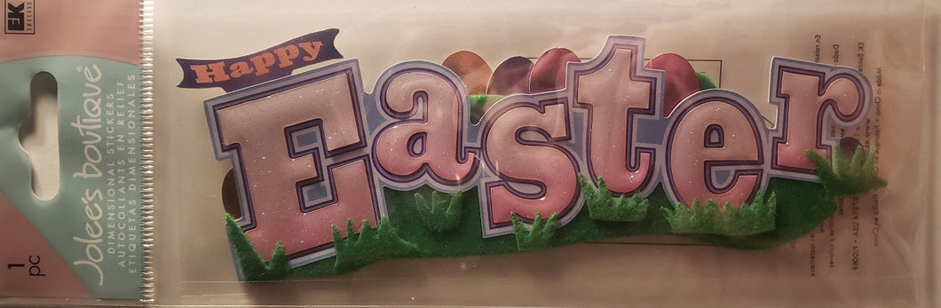 Jolees dimensional sticker - Happy Easter 2 title -  medium tall package