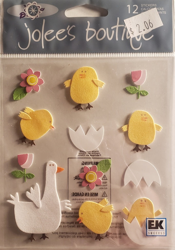 Jolees dimensional sticker - spring seasonal Easter - medium package