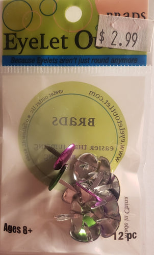 Eyelet outlet brads - Easter eggs