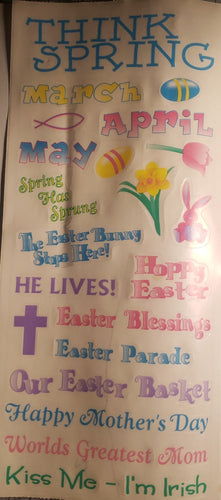 A cherry on top flat sticker sheet -  think spring