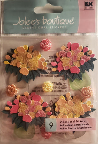 Jolee's Boutique Dimensional Sticker -  tulips