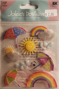 Jolee's Boutique Dimensional Sticker -  splash