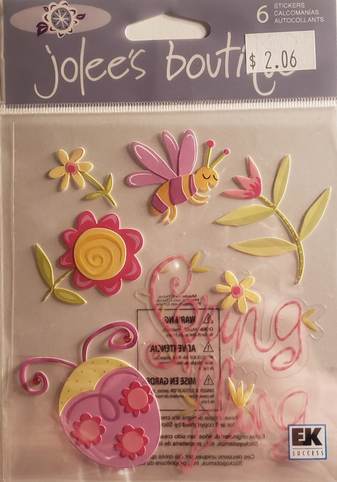 Jolee's Boutique Dimensional Sticker -  spring seasonal spring fling