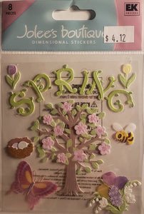 Jolee's Boutique Dimensional Sticker -  spring